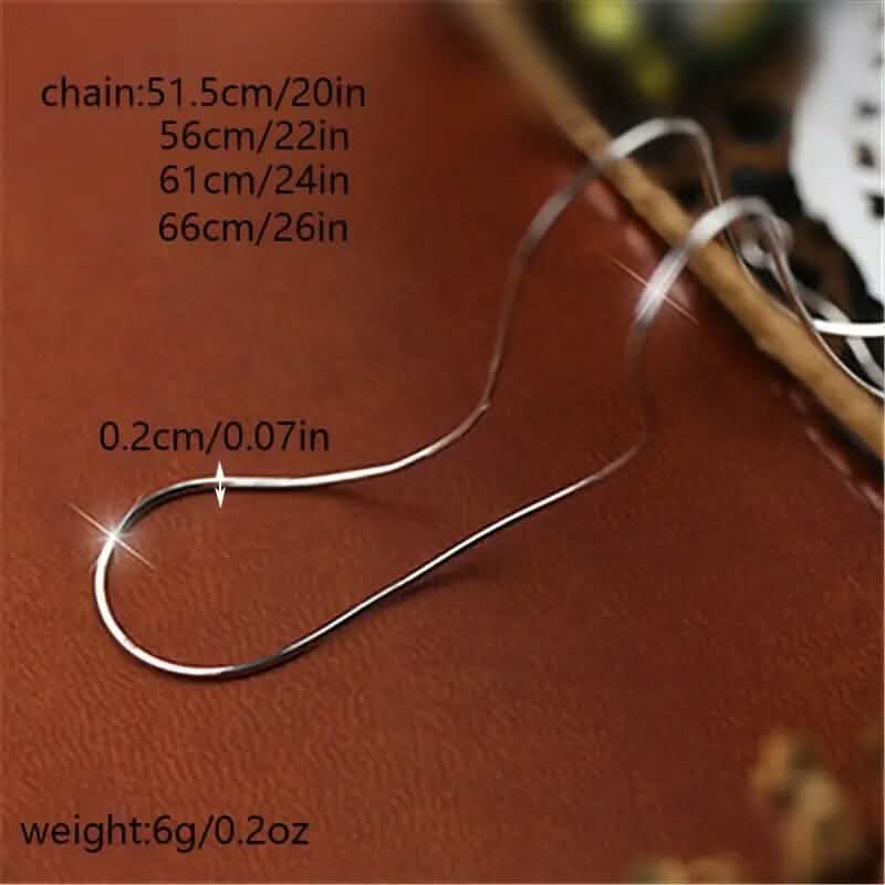 Unisex Snake Chain Necklace - A-1 Thread Vault