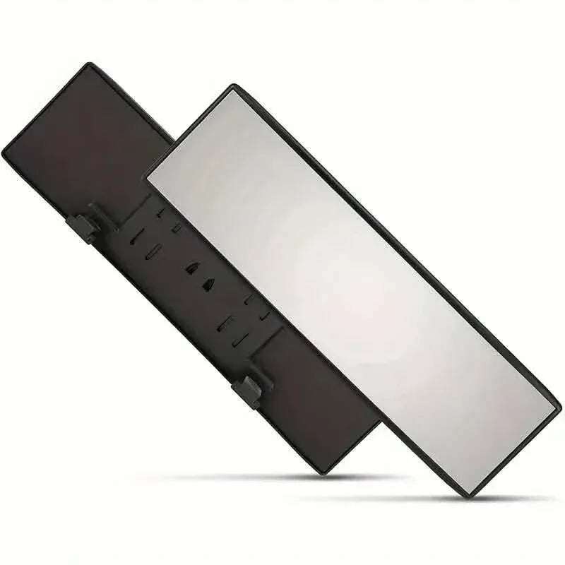 Universal 11.81 Inch Panoramic Convex Rearview Interior Clip-on Wide Angle Mirror - A-1 Thread Vault