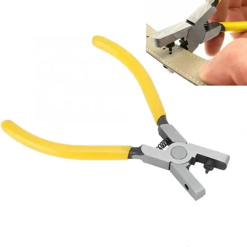 Universal 2.0mm Faux Leather Hole Punch Plier - Effortless Belt, Dog Collar, Shoe, and Craft Project Repair Tool - A-1 Thread Vault