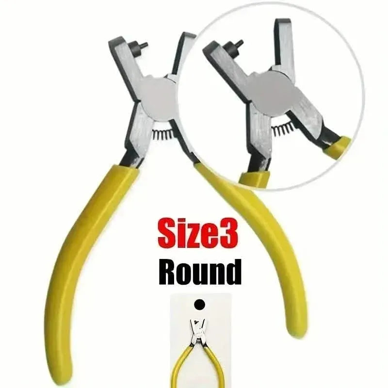 Universal 2.0mm Faux Leather Hole Punch Plier - Effortless Belt, Dog Collar, Shoe, and Craft Project Repair Tool - A-1 Thread Vault