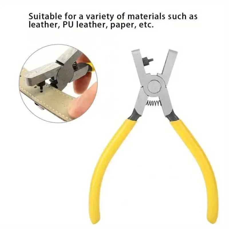 Universal 2.0mm Faux Leather Hole Punch Plier - Effortless Belt, Dog Collar, Shoe, and Craft Project Repair Tool - A-1 Thread Vault
