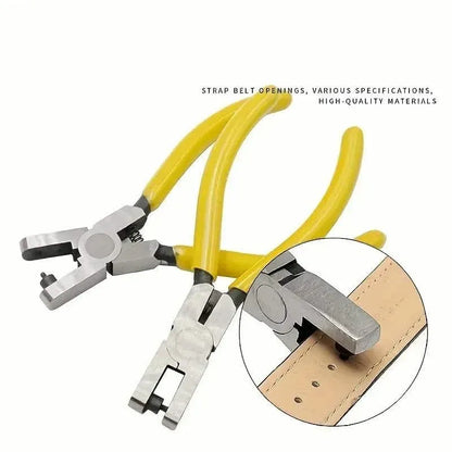 Universal 2.0mm Faux Leather Hole Punch Plier - Effortless Belt, Dog Collar, Shoe, and Craft Project Repair Tool - A-1 Thread Vault