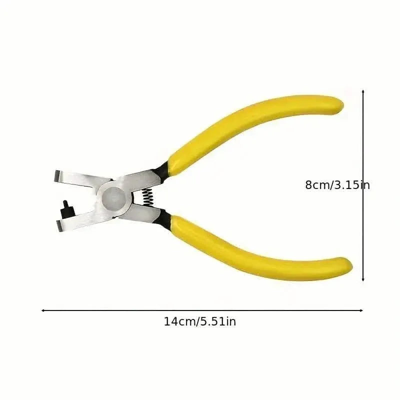 Universal 2.0mm Faux Leather Hole Punch Plier - Effortless Belt, Dog Collar, Shoe, and Craft Project Repair Tool - A-1 Thread Vault