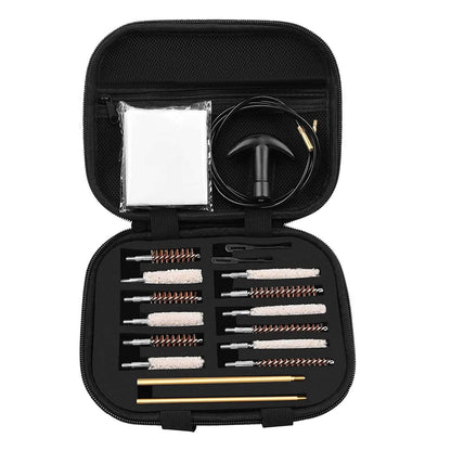 Universal Gun Cleaning Kit with 39.3" Flex Cable Brass Rod - A-1 Thread Vault