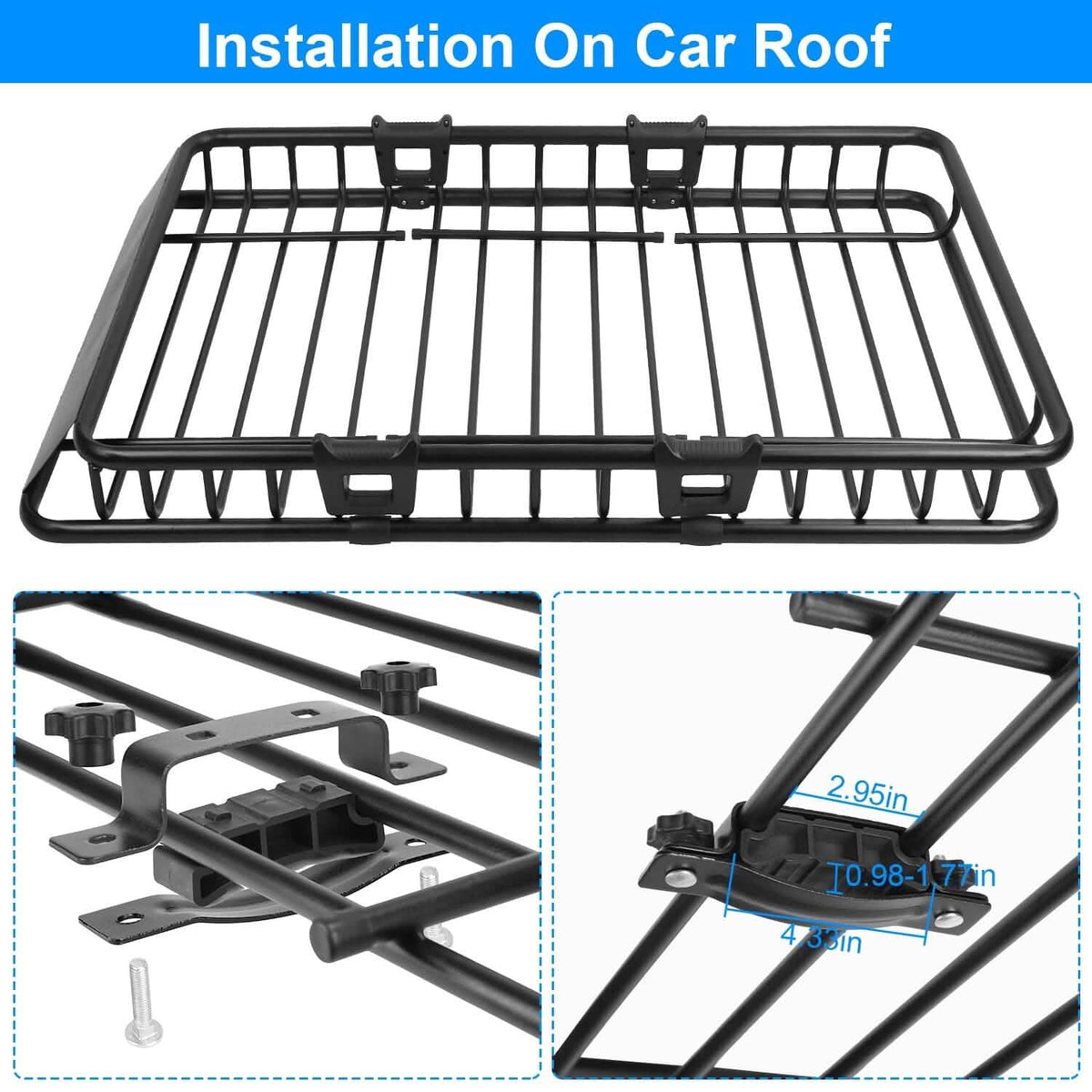Universal Roof Rack Car Luggage Holder - A-1 Thread Vault
