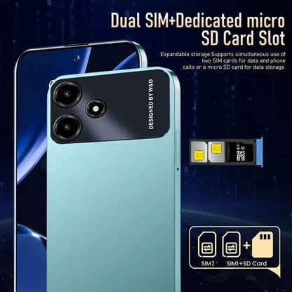 Unlocked Smartphone 4GB 64GB Large 6.6 inch HD Display Dual SIM 4G LTE - A-1 Thread Vault