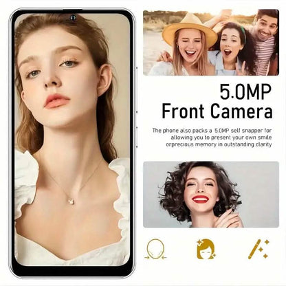 Unlocked Smartphone 4GB 64GB Large 6.6 inch HD Display Dual SIM 4G LTE - A-1 Thread Vault
