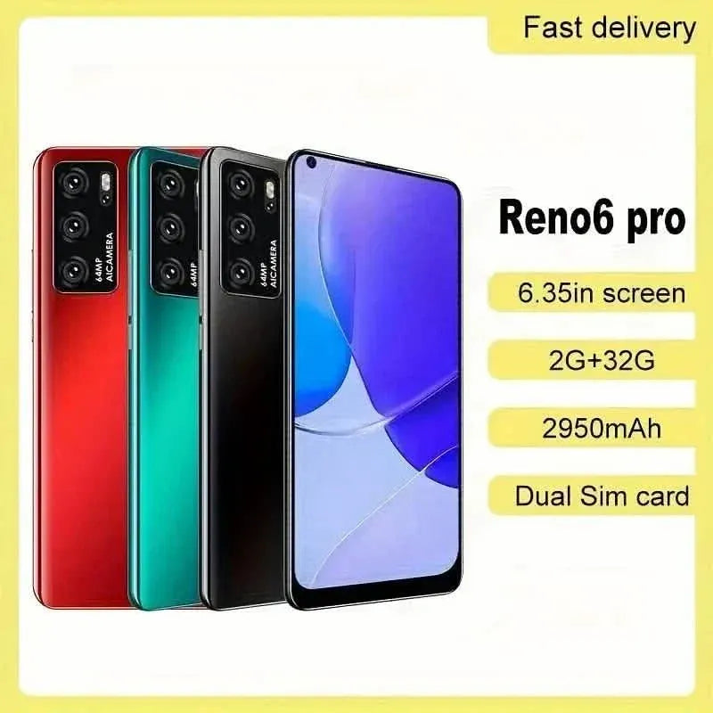 Unlocked Smartphone 6 with 2GB RAM 32GB ROM Pro Dual Sim Card - A-1 Thread Vault
