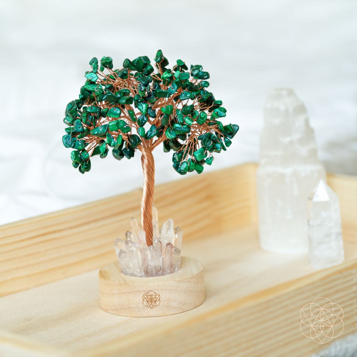 Unwind - Malachite Tree Lamp - A-1 Thread Vault