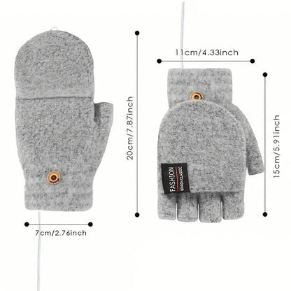 USB Electric Heating Adjustable Temperature Gloves - A-1 Thread Vault