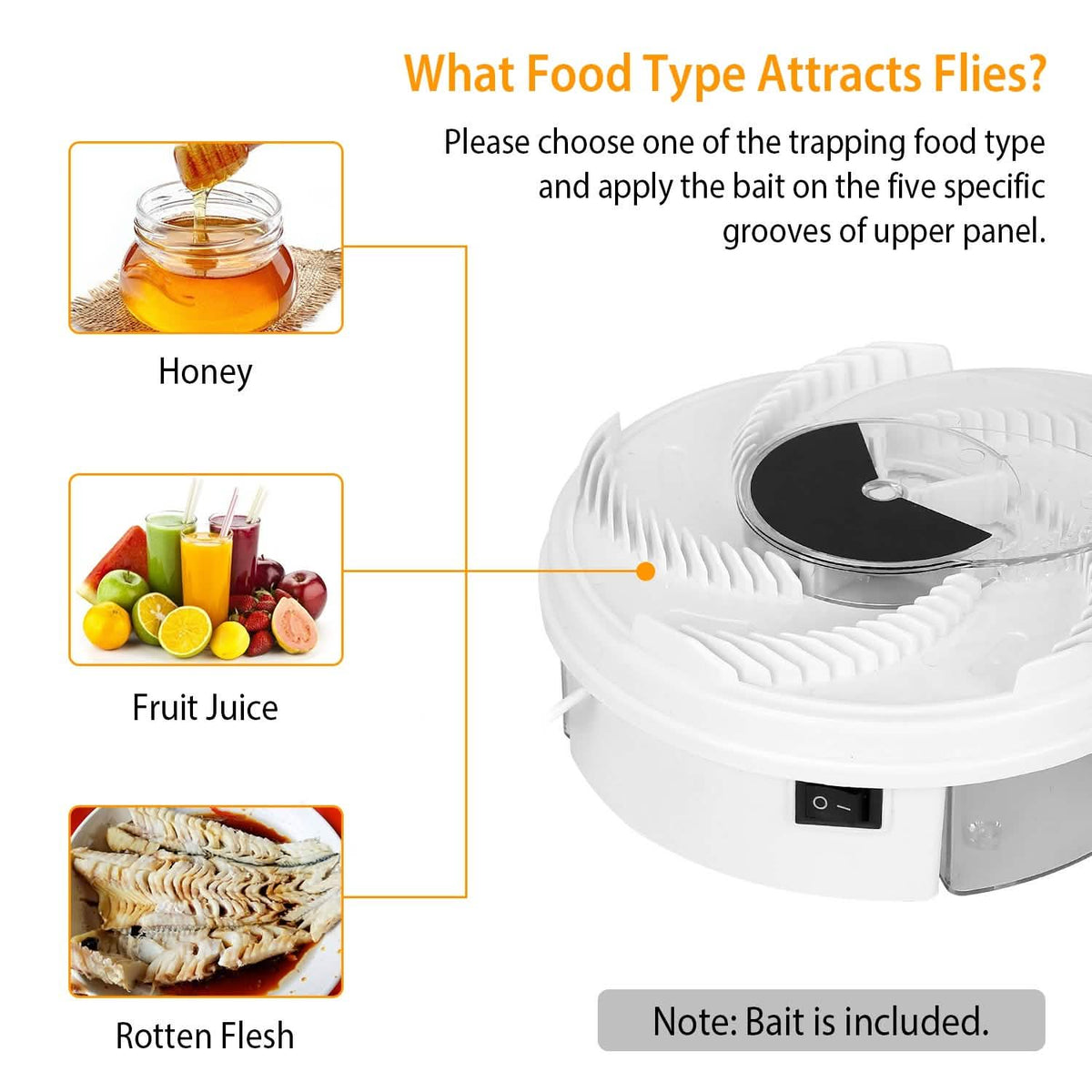 USB powered Electric Fly Trap Automatic Flycatcher - A-1 Thread Vault