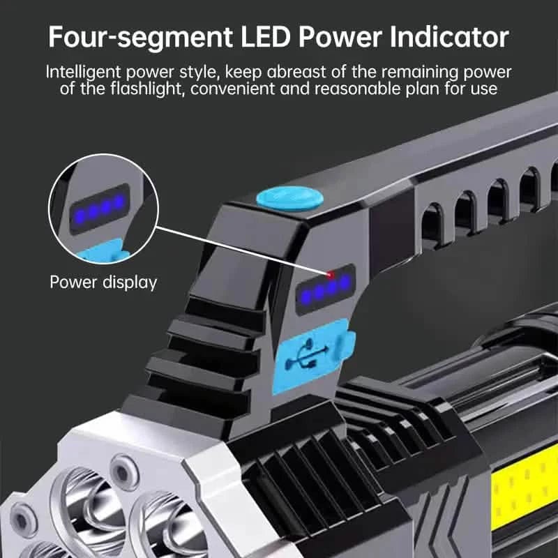 USB Rechargeable High Power LED Flashlight - A-1 Thread Vault