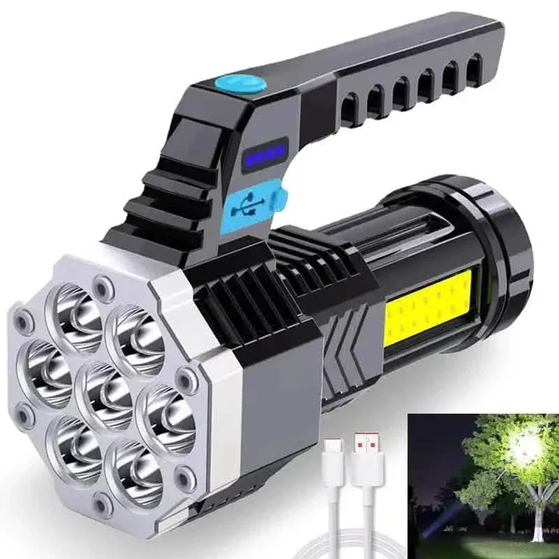 USB Rechargeable High Power LED Flashlight - A-1 Thread Vault