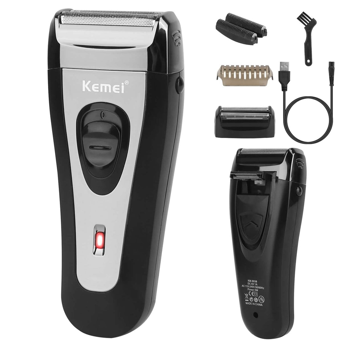 USB Rechargeable Men Electric Shaver - A-1 Thread Vault