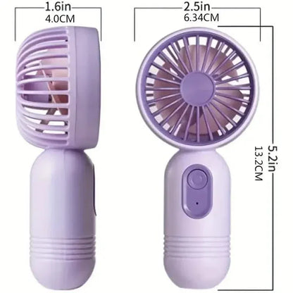 USB Rechargeable Mini Portable Fan with 3 Speeds - A-1 Thread Vault