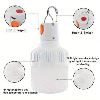 USB Rechargeable Outdoor Bulb Light - A-1 Thread Vault