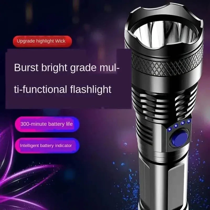 USB Rechargeable Strong Light Flashlight - A-1 Thread Vault