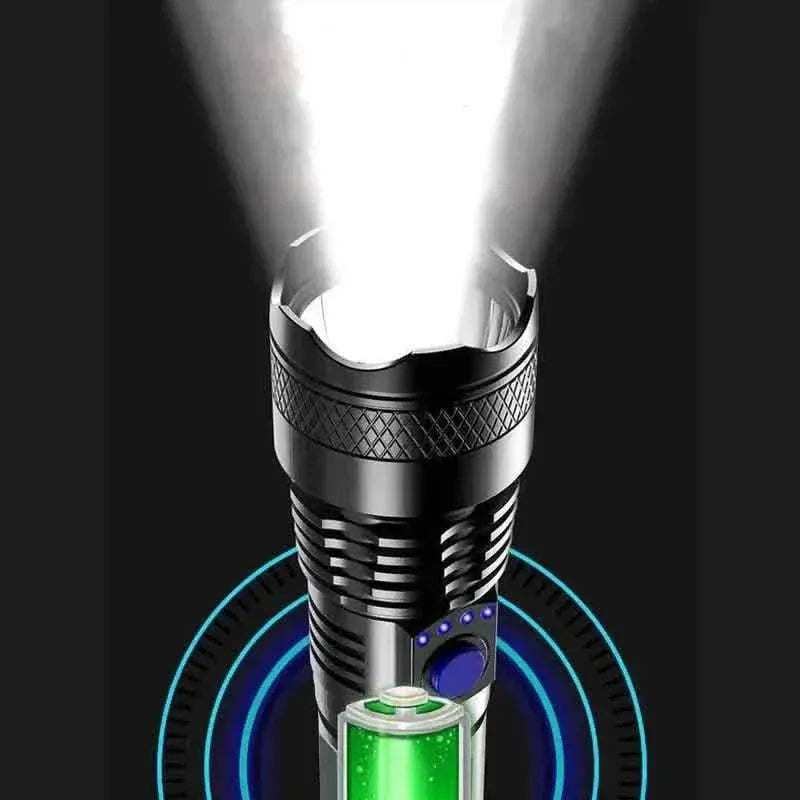 USB Rechargeable Strong Light Flashlight - A-1 Thread Vault