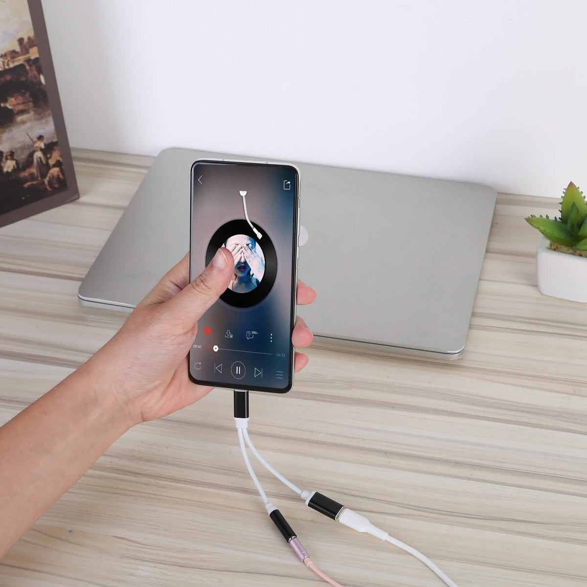 USB Type C to 3.5MM Aux Audio Charging Adapter - A-1 Thread Vault