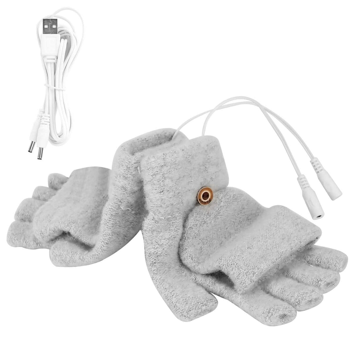 USB Wool Heated Gloves Mitten - A-1 Thread Vault