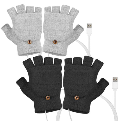 USB Wool Heated Gloves Mitten - A-1 Thread Vault