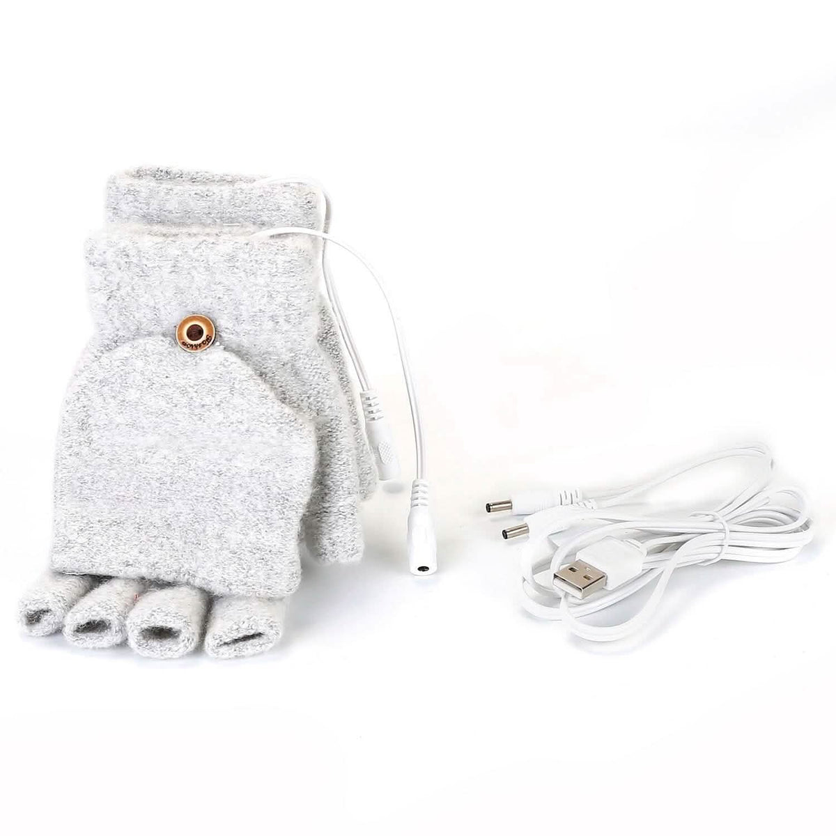 USB Wool Heated Gloves Mitten - A-1 Thread Vault