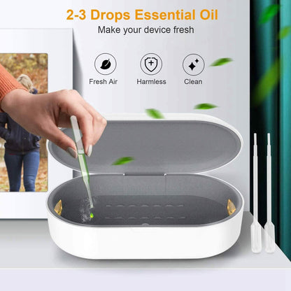UV Light Sanitizer Box Portable 10w Phone Wireless Charging Disinfection Lamp - A-1 Thread Vault
