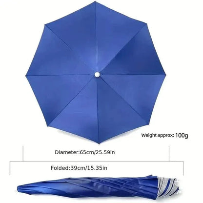 UV Protection Umbrella Hat – Elastic, Camping, Fishing & Outdoor Activities - A-1 Thread Vault