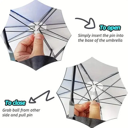 UV Protection Umbrella Hat – Elastic, Camping, Fishing & Outdoor Activities - A-1 Thread Vault