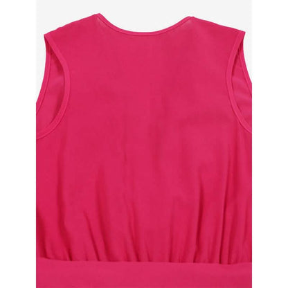 V-Neck Sleeveless Straight Summer Jumpsuit - A-1 Thread Vault