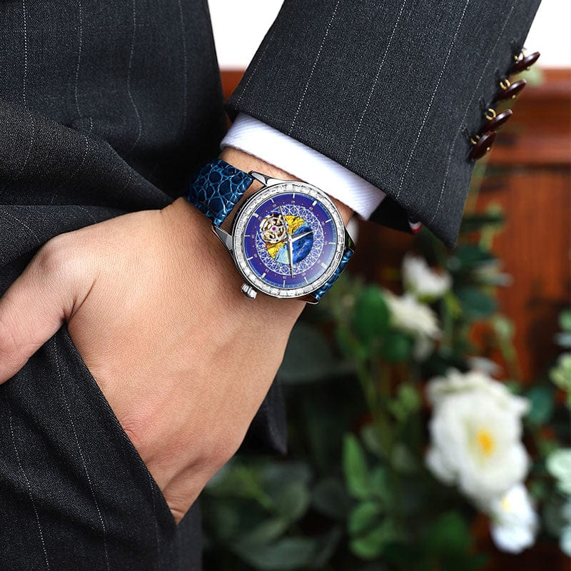 VAN GOGH Automatic Mechanical Men's Watch Artist Compass Series - A-1 Thread Vault