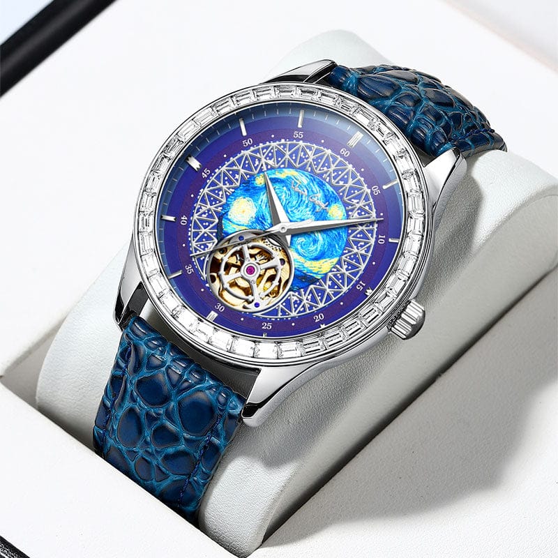 VAN GOGH Automatic Mechanical Men's Watch Artist Compass Series - A-1 Thread Vault