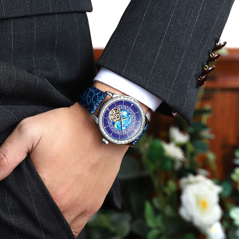 VAN GOGH Automatic Mechanical Men's Watch Artist Compass Series - A-1 Thread Vault