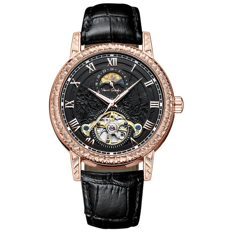 VAN GOGH Automatic Mechanical Men's Watch Yaojin Sunflower - A-1 Thread Vault