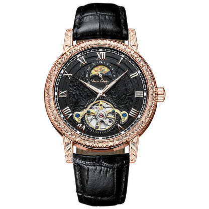 VAN GOGH Automatic Mechanical Men's Watch Yaojin Sunflower - A-1 Thread Vault