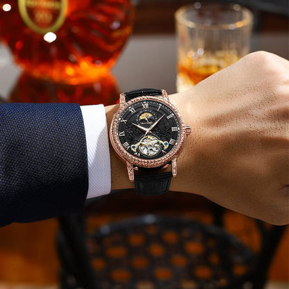 VAN GOGH Automatic Mechanical Men's Watch Yaojin Sunflower - A-1 Thread Vault