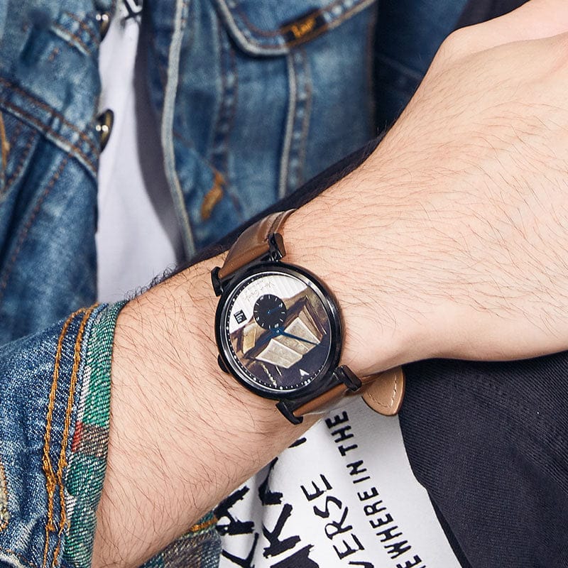 Van Gogh Men's Quartz Wrist Watch 3D Printed - A-1 Thread Vault