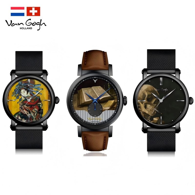 Van Gogh Men's Quartz Wrist Watch 3D Printed - A-1 Thread Vault