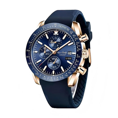 Van Gogh Starry Fantasy Series Men's Rubber Strap Watch - A-1 Thread Vault
