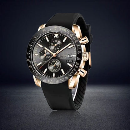 Van Gogh Starry Fantasy Series Men's Rubber Strap Watch - A-1 Thread Vault