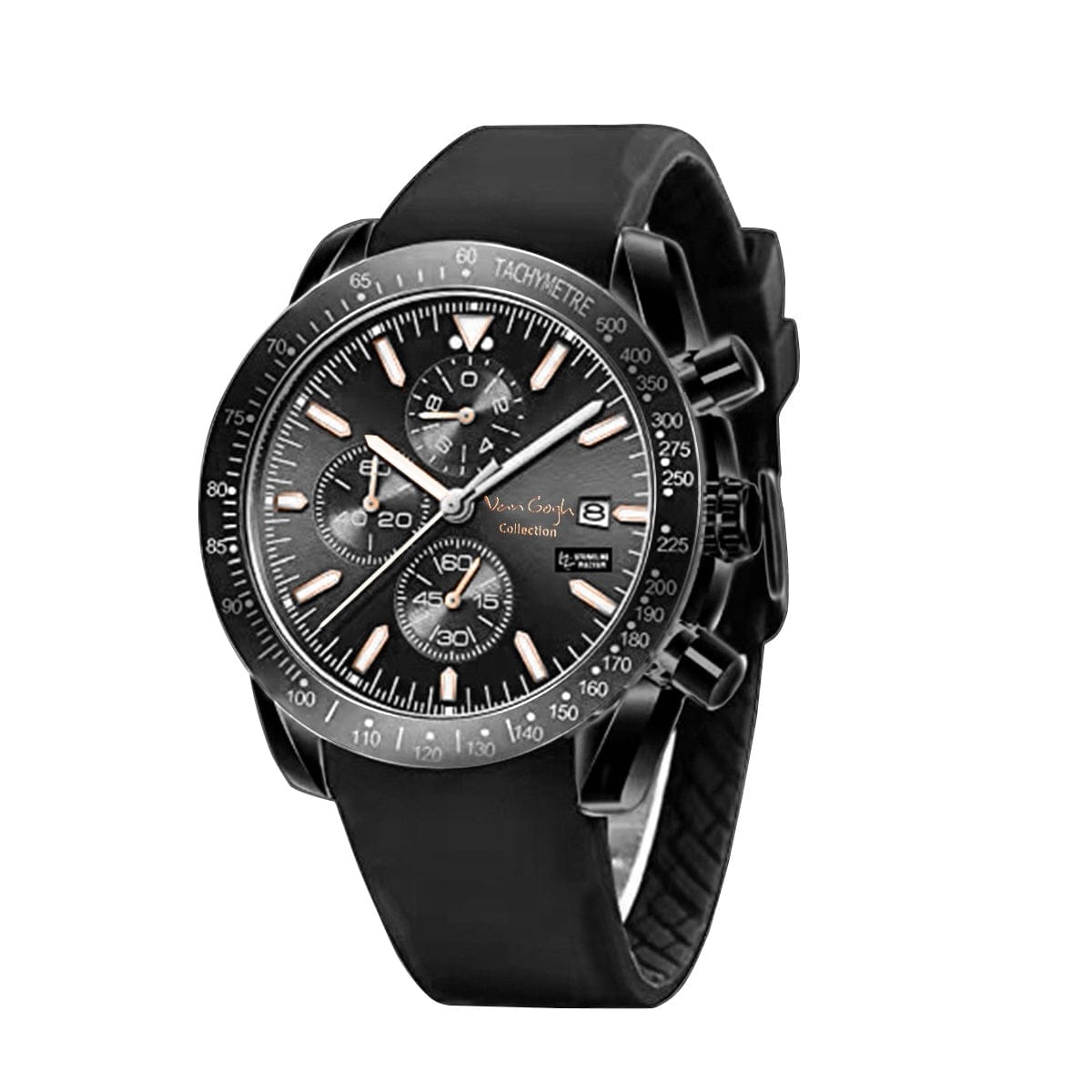 Van Gogh Starry Fantasy Series Men's Rubber Strap Watch - A-1 Thread Vault