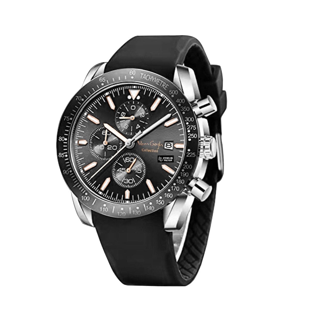 Van Gogh Starry Fantasy Series Men's Rubber Strap Watch - A-1 Thread Vault