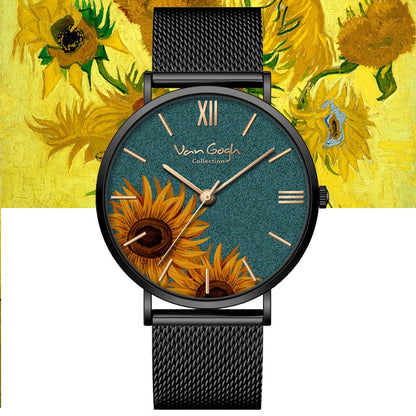 Van Gogh Sunflower Quartz Watch - A-1 Thread Vault