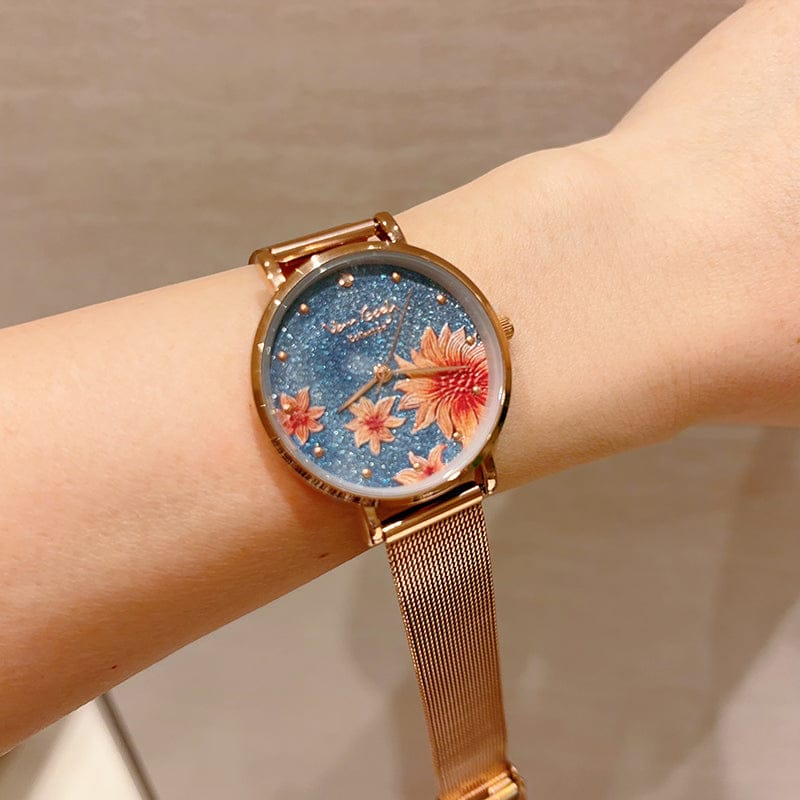 Van Gogh Sunflower Quartz Watch - A-1 Thread Vault
