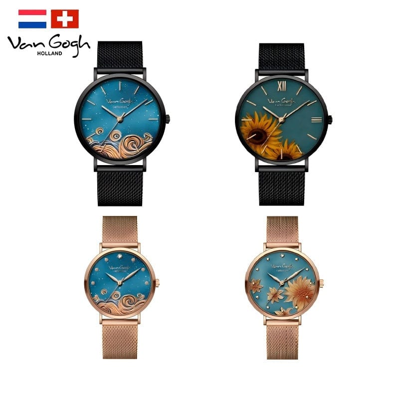 Van Gogh Sunflower Quartz Watch - A-1 Thread Vault