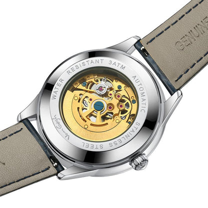 VanGogh Men's Geneva Series Art Automatic Mechanical Watch - A-1 Thread Vault