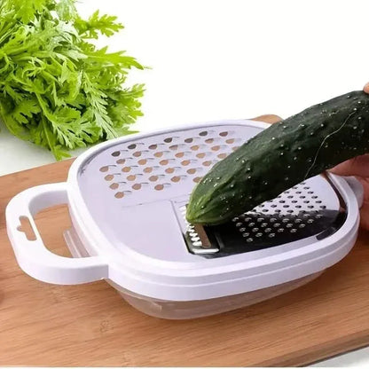 Vegetable Cutter With Lid And Drainer Basket - A-1 Thread Vault