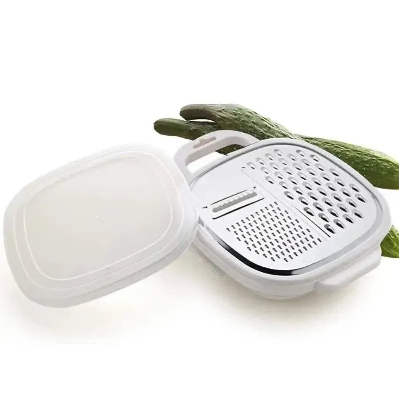 Vegetable Cutter With Lid And Drainer Basket - A-1 Thread Vault