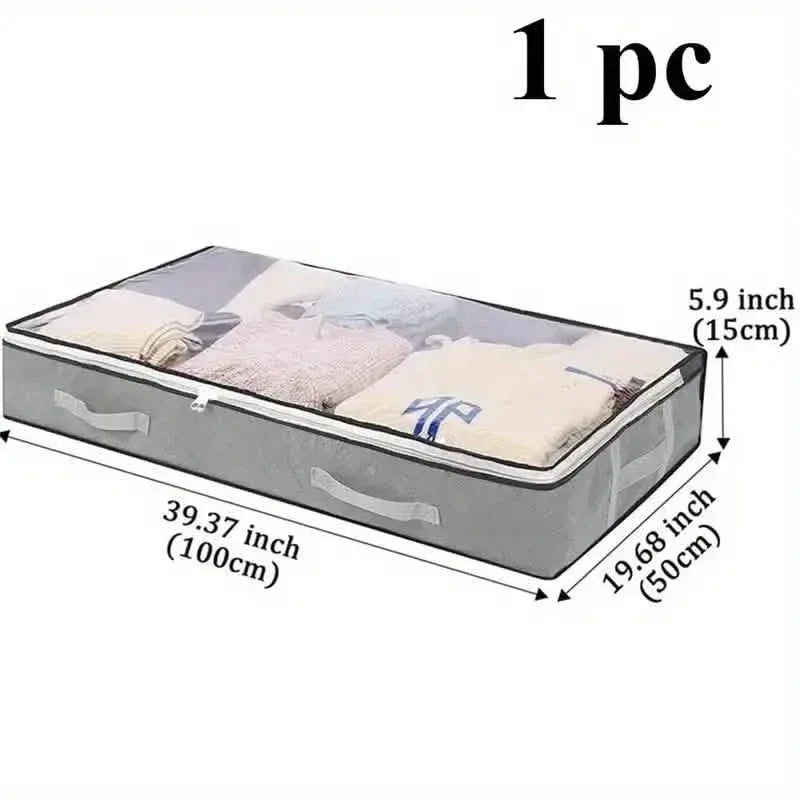 Versatile Under-Bed Storage Organizer with Reinforced Handles - A-1 Thread Vault