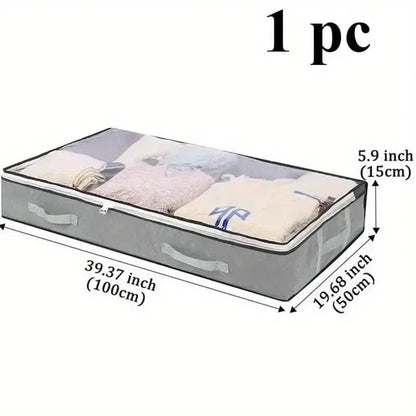 Versatile Under-Bed Storage Organizer with Reinforced Handles - A-1 Thread Vault